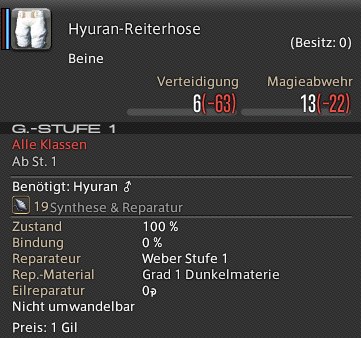 Hyuran-Reiterhose In-Game Ansicht.