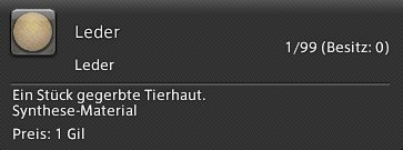 Leder In-Game Ansicht.