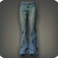 Ausgewaschene Twill-Schlaghose