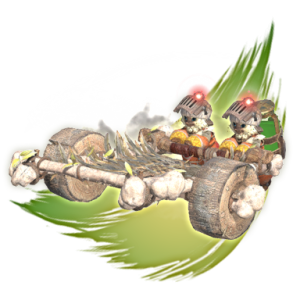 Notfellwagen des Logistikteams