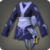 Damen-Yukata (Blauer Schmetterling)