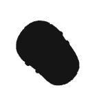 Aquamarin-Karfunkel Fußabdruck